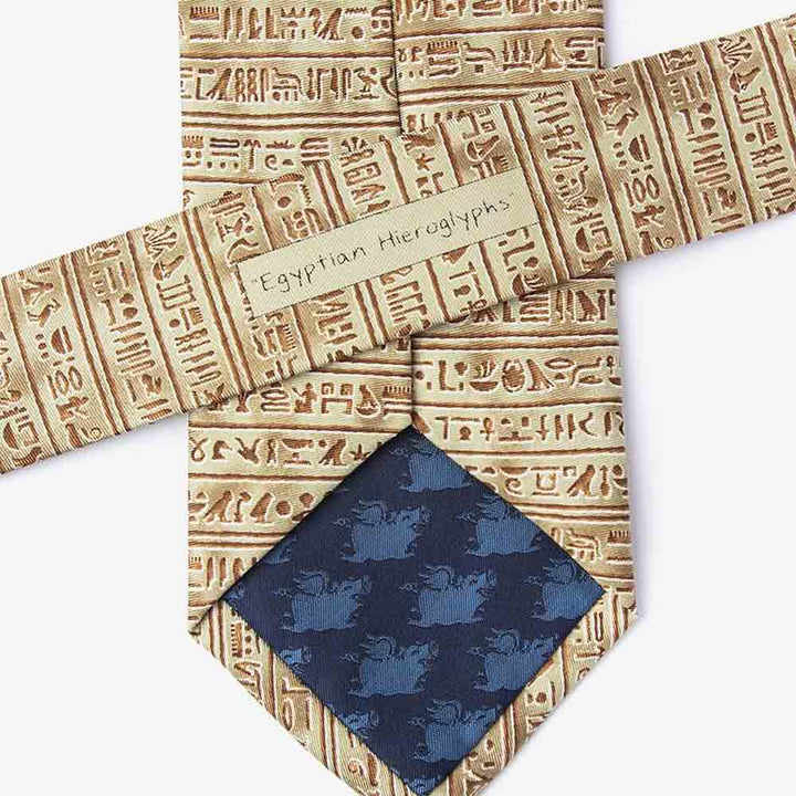 Egyptian Hieroglyphs Tie
