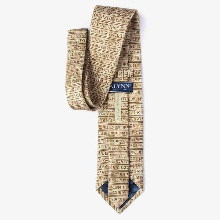 Egyptian Hieroglyphs Tie