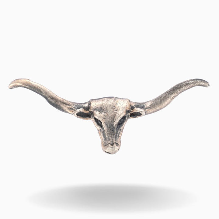 Mini Long Horn Hat Pin