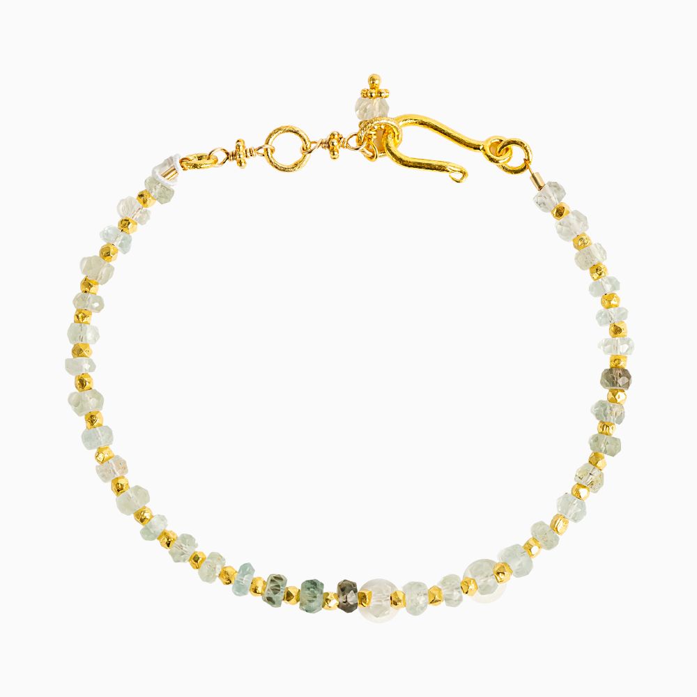 Moss Aquamarine Bracelet