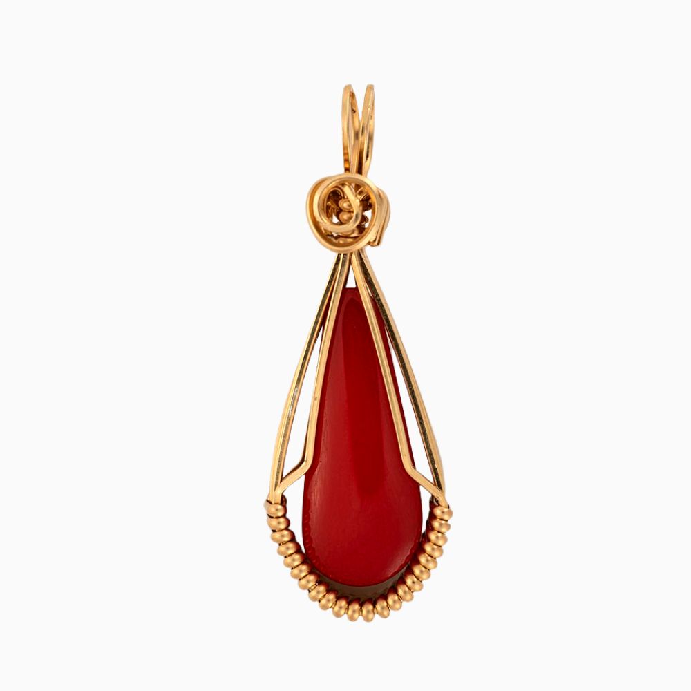 Rosarita Skinny Teardrop Pendant