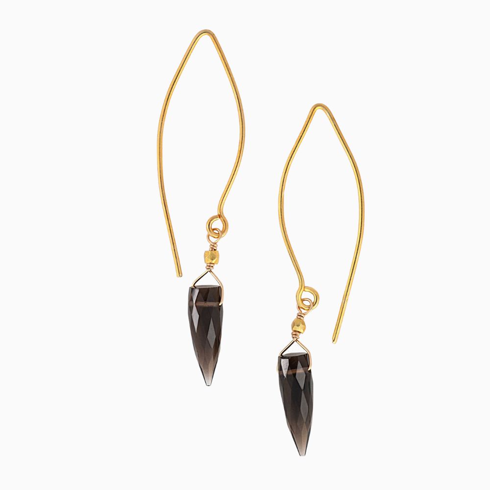 Smoky Quartz Earrings