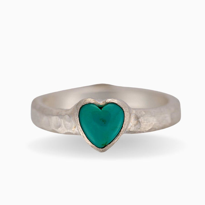 Turquoise Heart Ring