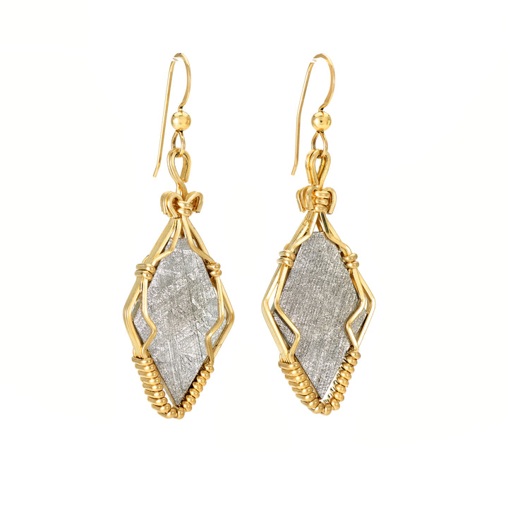 Gibeon Meterorite Earrings