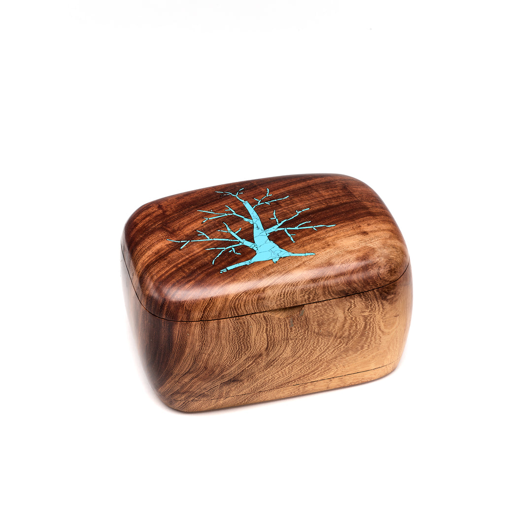Turquoise Tree Ironwood Box