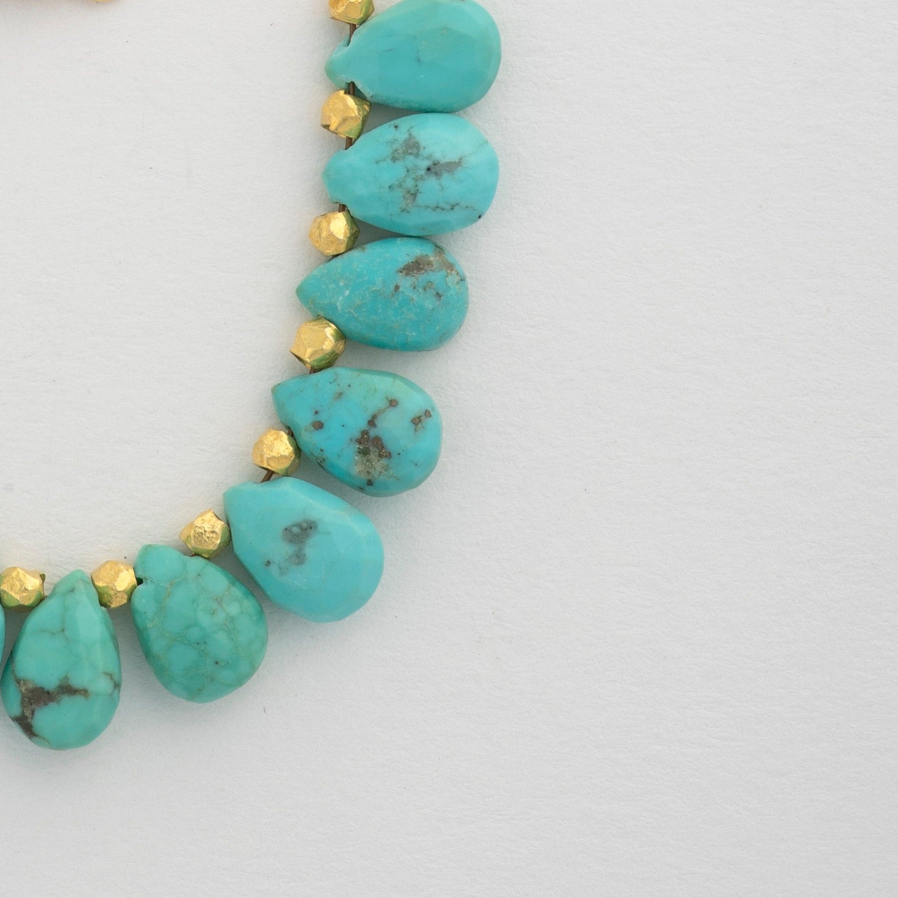 Turquoise Teardrops Necklace