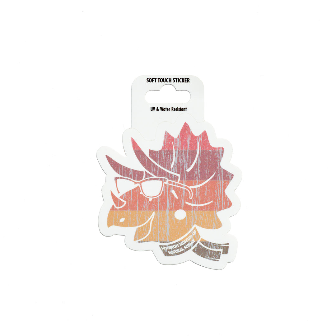 HMNS Triceratops Soft Sticker