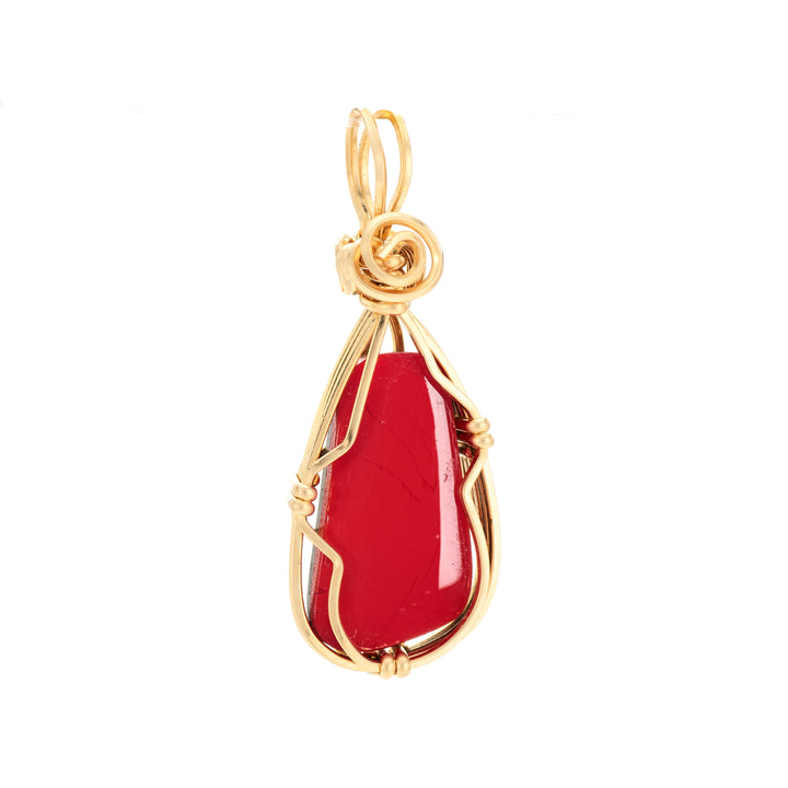 Rosarita Gold Slag Pendant