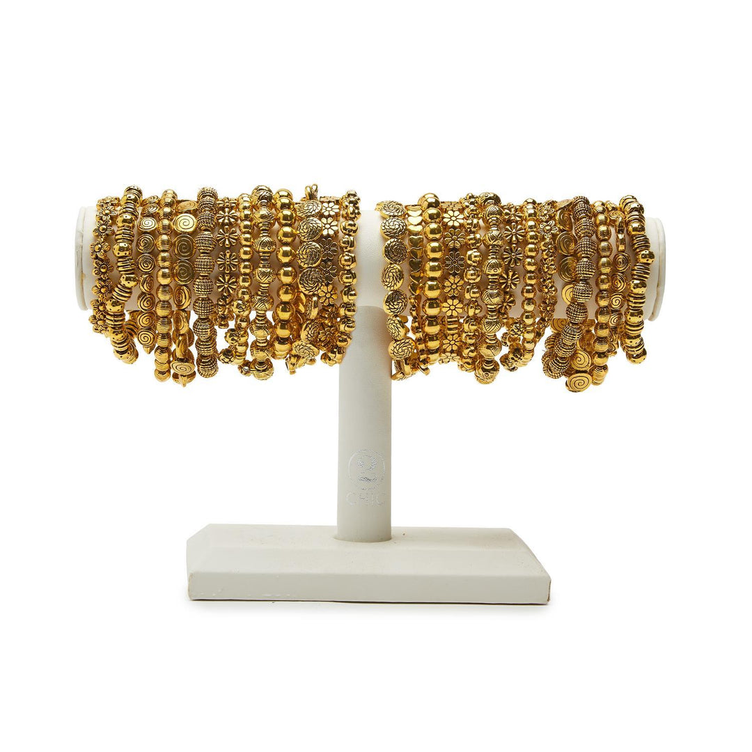 Golden Hour Bead Bracelet