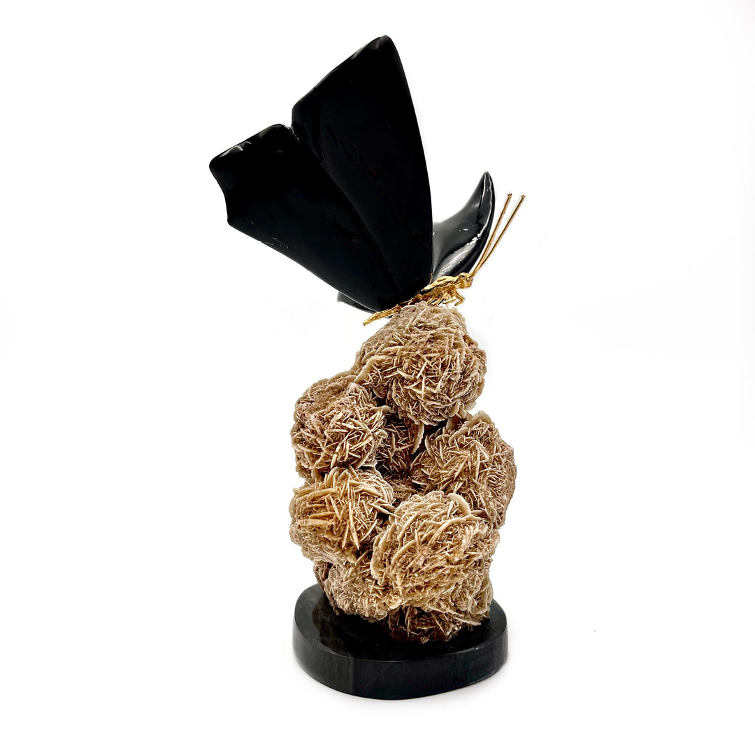 Butterfly Carving on Mineral