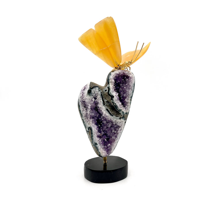 Butterfly Carving on Mineral