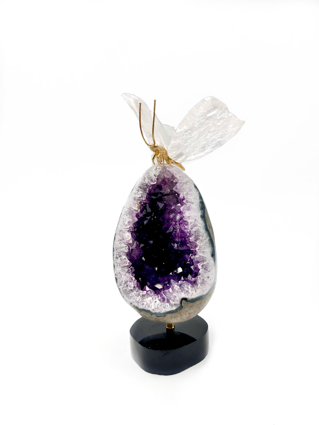 Butterfly Carving on Mineral