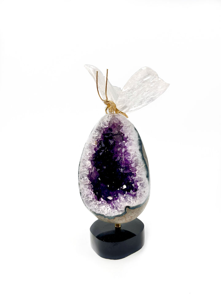 Butterfly Carving on Mineral