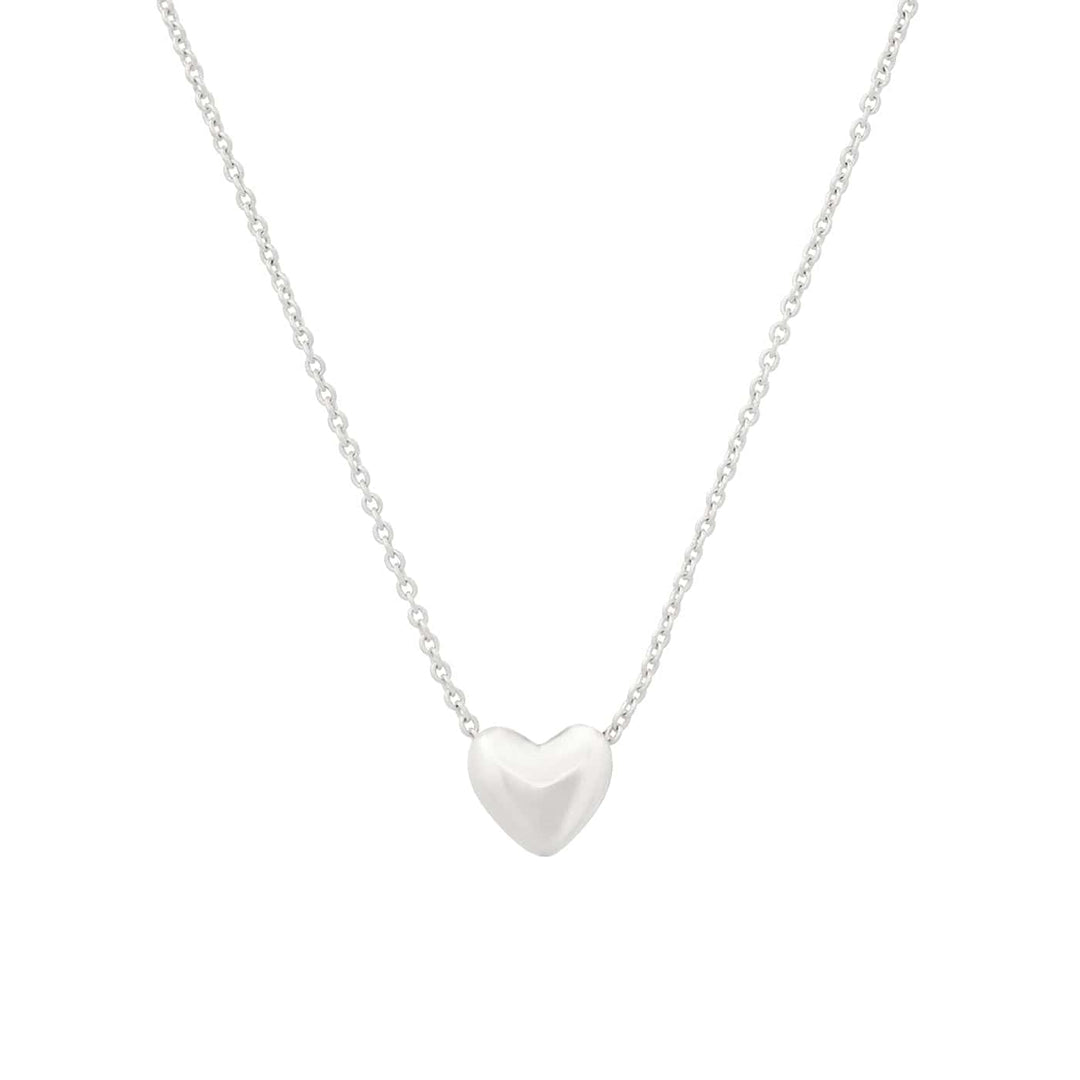Small Puffy Heart Necklace