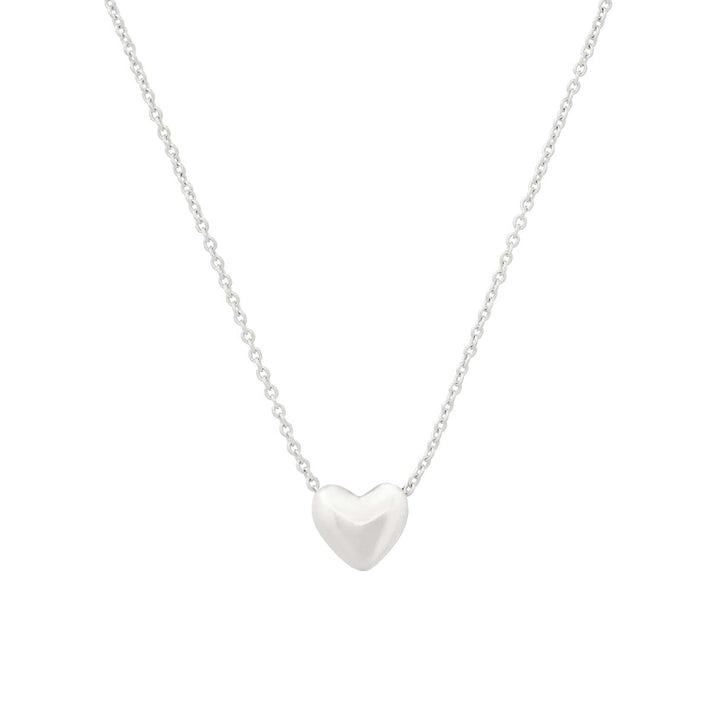 Small Puffy Heart Necklace