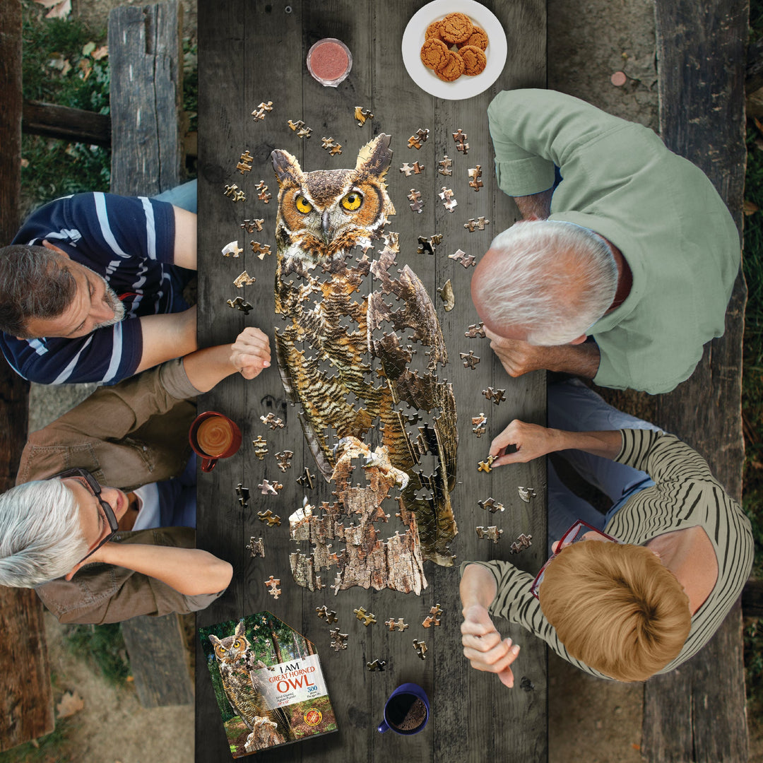 I Am Great Horned Owl, 300 Piece Puzzle