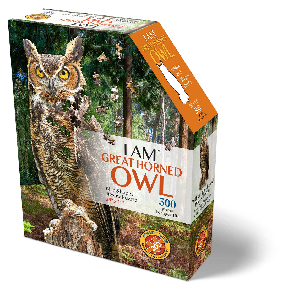 I Am Great Horned Owl, 300 Piece Puzzle