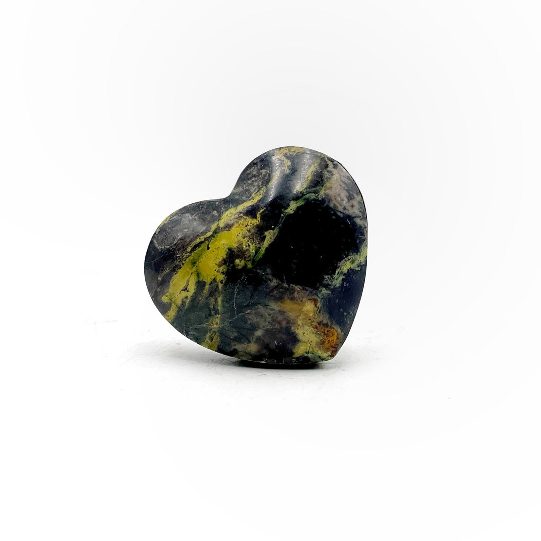 Chalcedony w/ Chrysocolla Heart, Indonesia