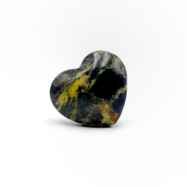 Chalcedony w/ Chrysocolla Heart, Indonesia