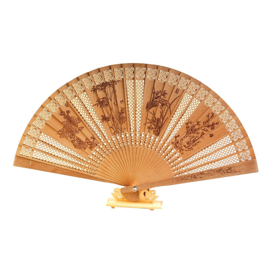 Sandalwood Floral Fan
