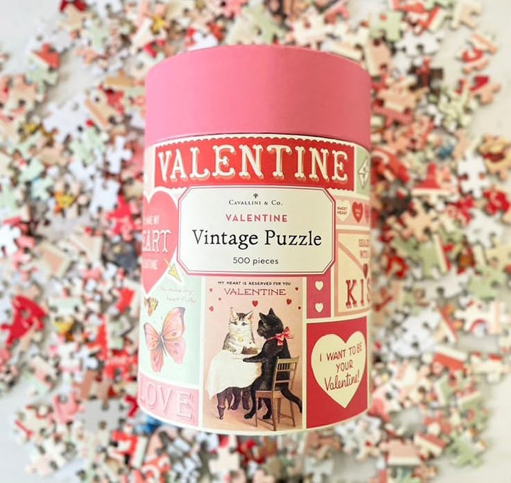 Vintage Valentine Puzzle, 500 Pieces