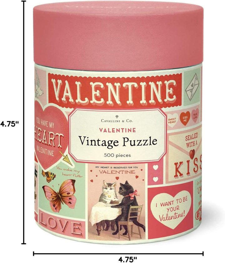 Vintage Valentine Puzzle, 500 Pieces