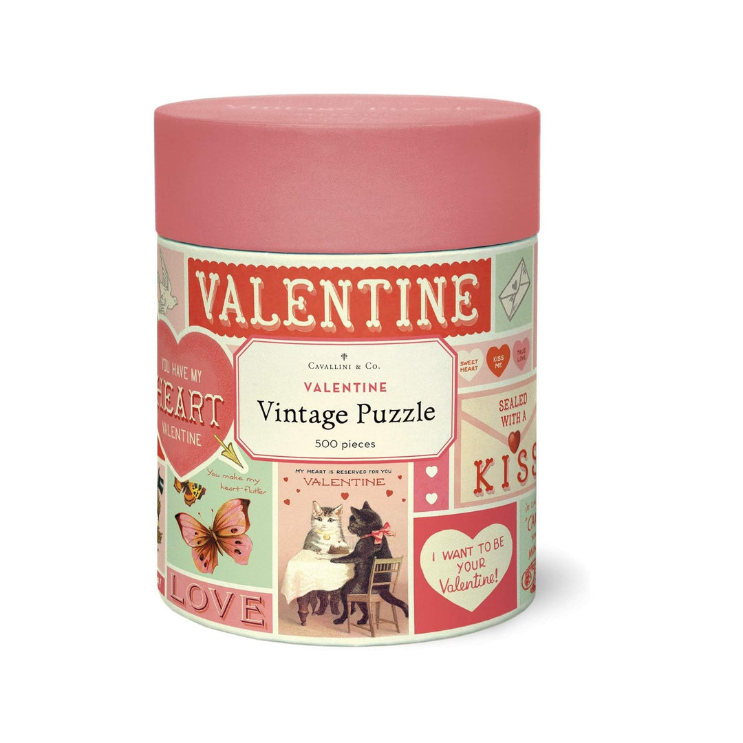 Vintage Valentine Puzzle, 500 Pieces