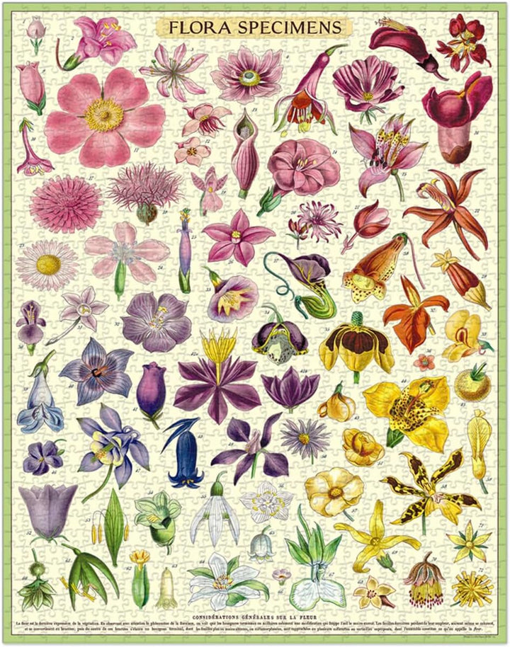 Flora Specimen 1,000 Piece Puzzle