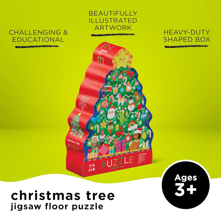 Christmas Tree Floor Puzzle, 24 Pieces
