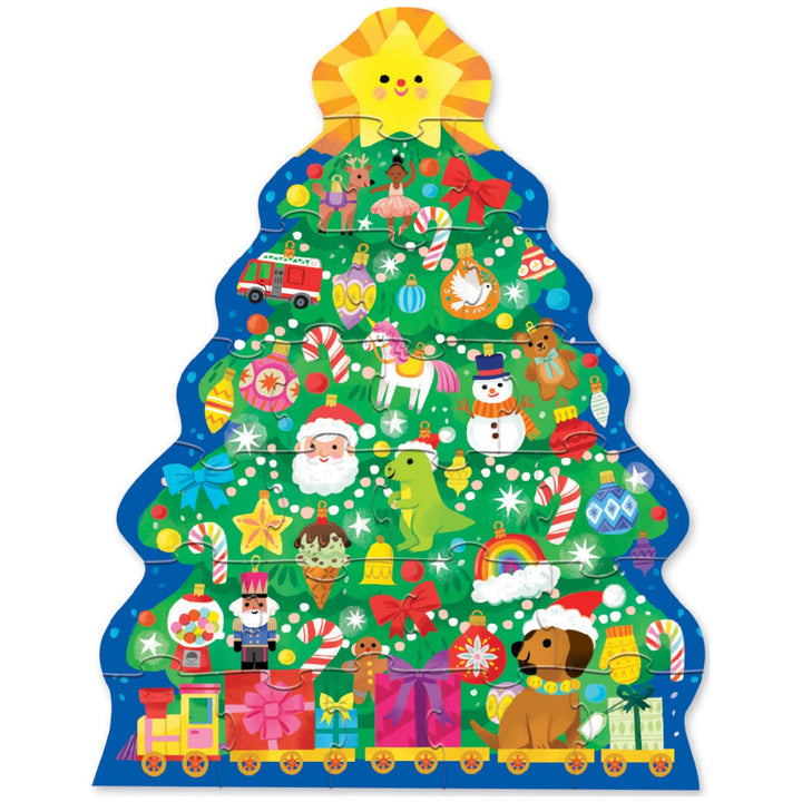 Christmas Tree Floor Puzzle, 24 Pieces