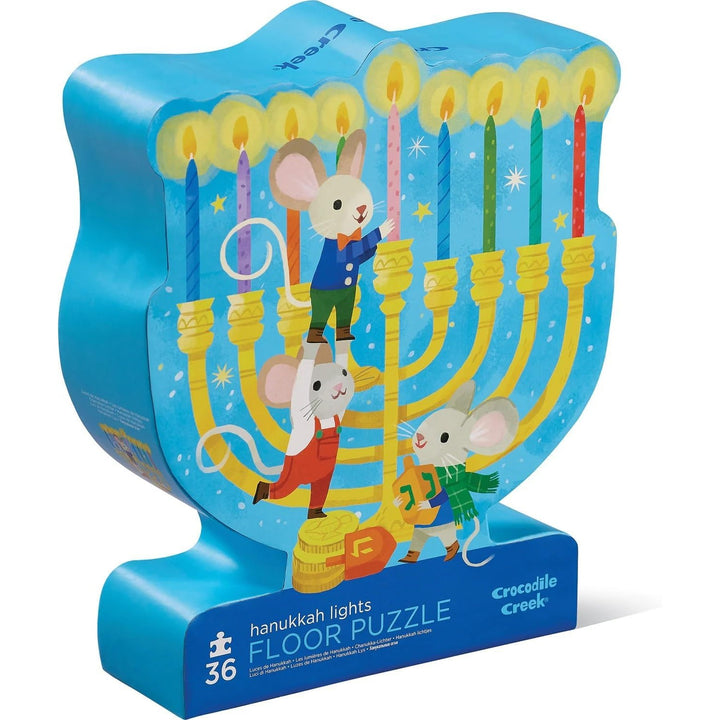 Hanukkah Lights Floor Puzzle, 36 Pieces