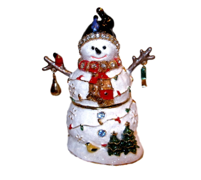 Snowman Trinket Box