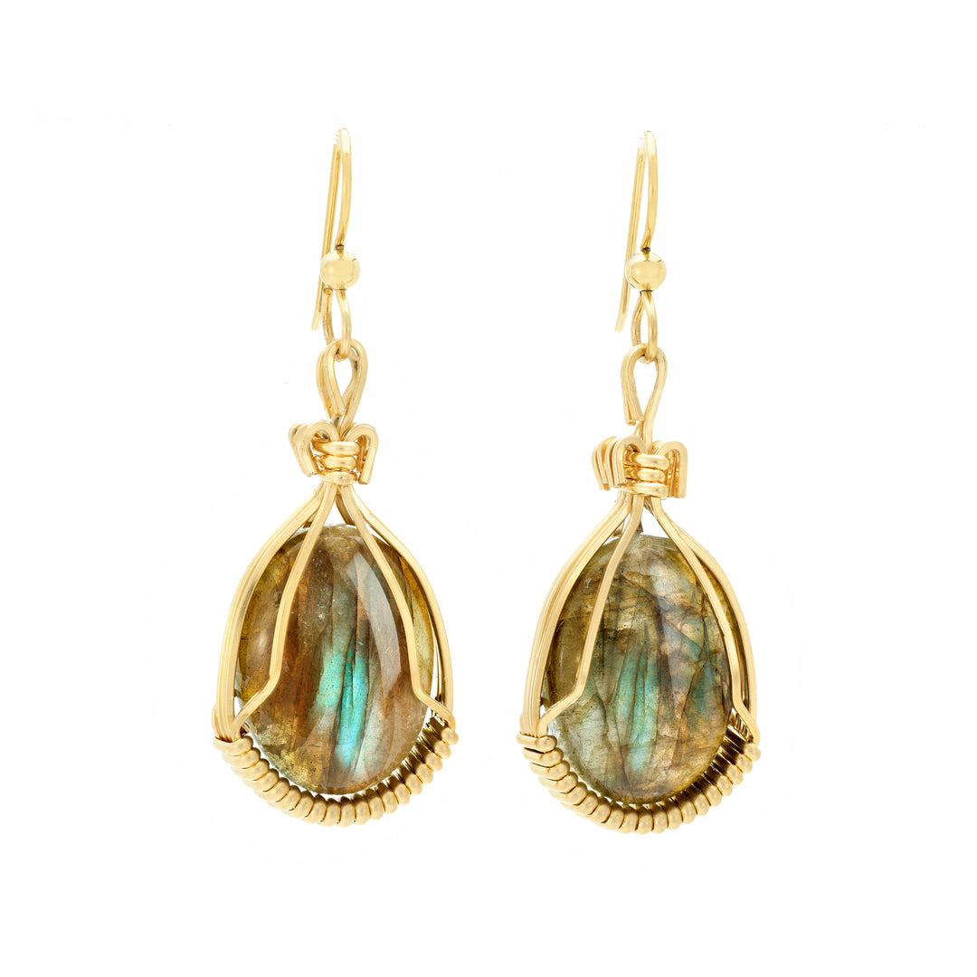 Labradorite Earrings