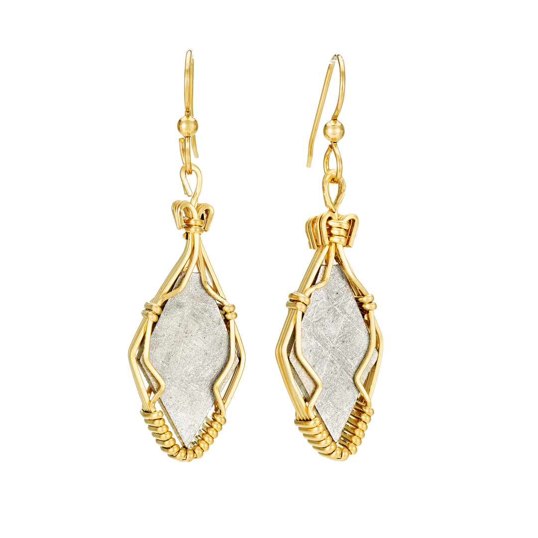 Gibeon Meteorite Earrings
