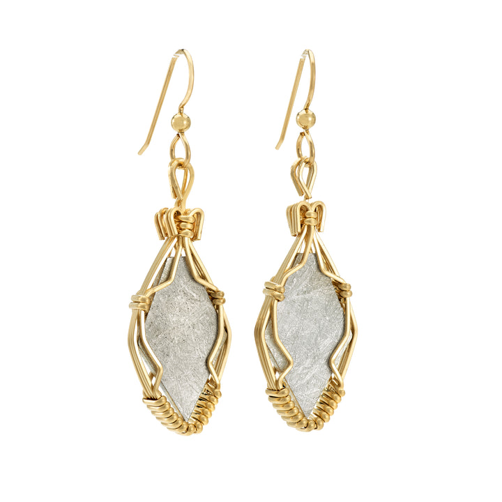 Gibeon Meteorite Earrings