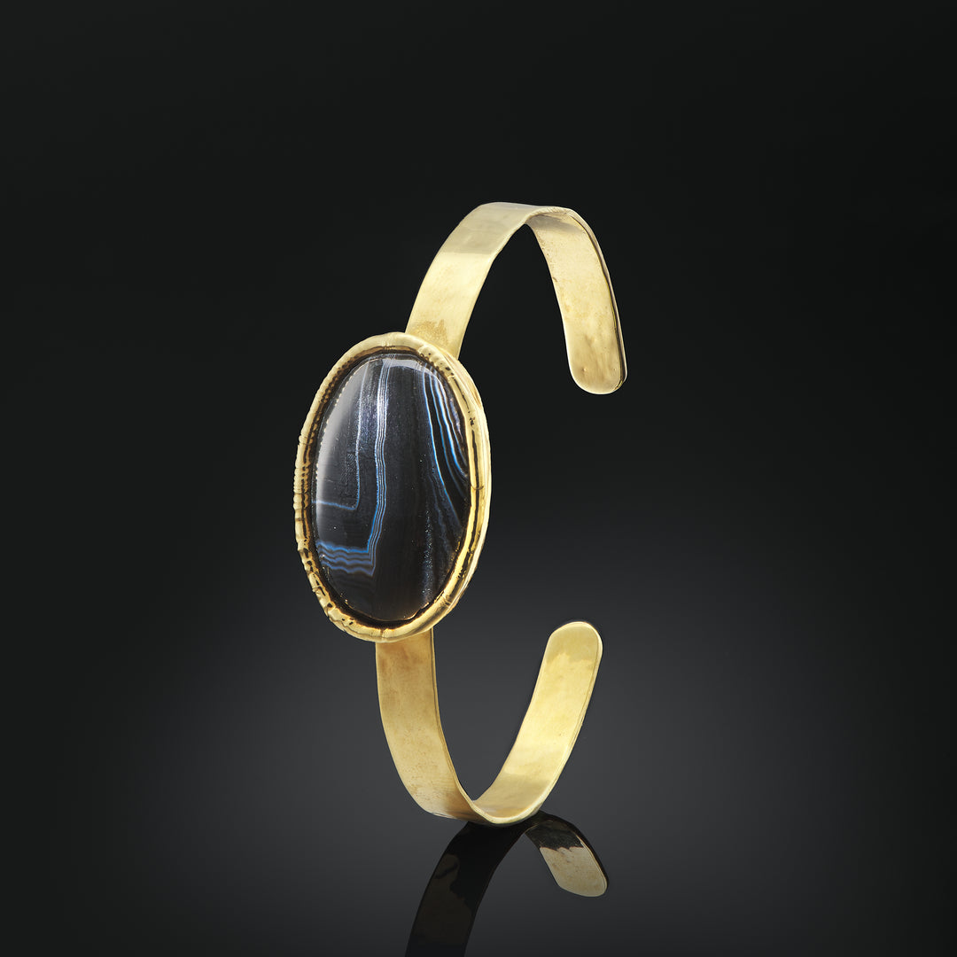 Onyx Cuff Bracelet