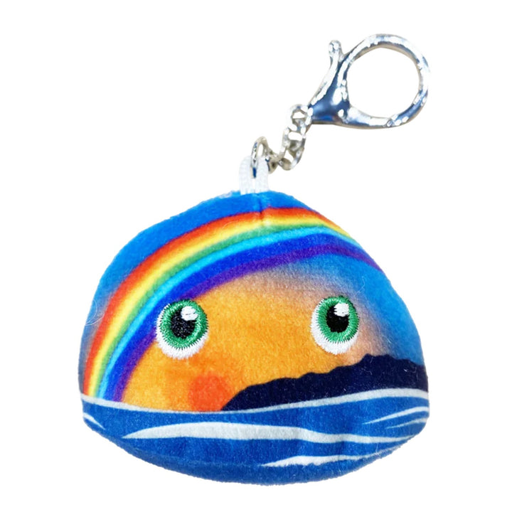 Rainbow Plush Keychain
