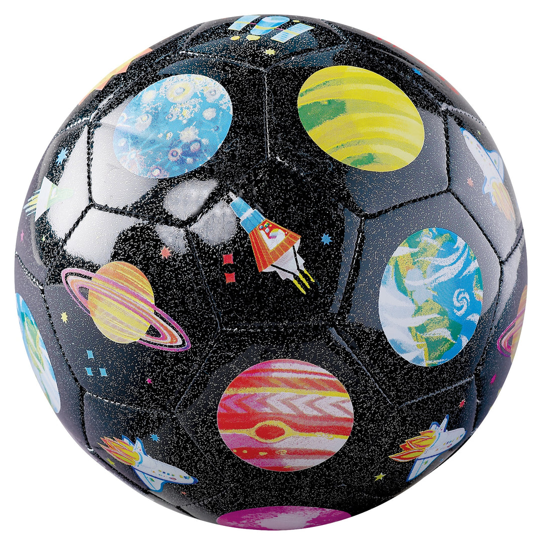 Glitter Soccer Ball Space Explorer