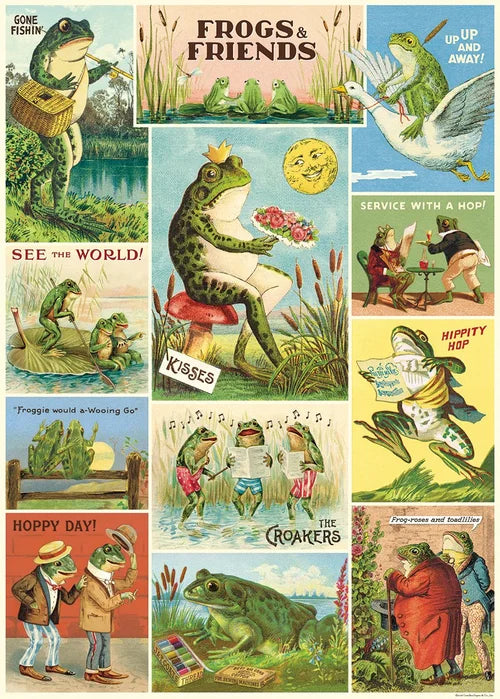 Frog and Friends Poster