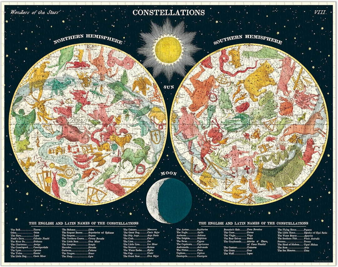 Constellations Vintage Puzzle, 1000 Pieces