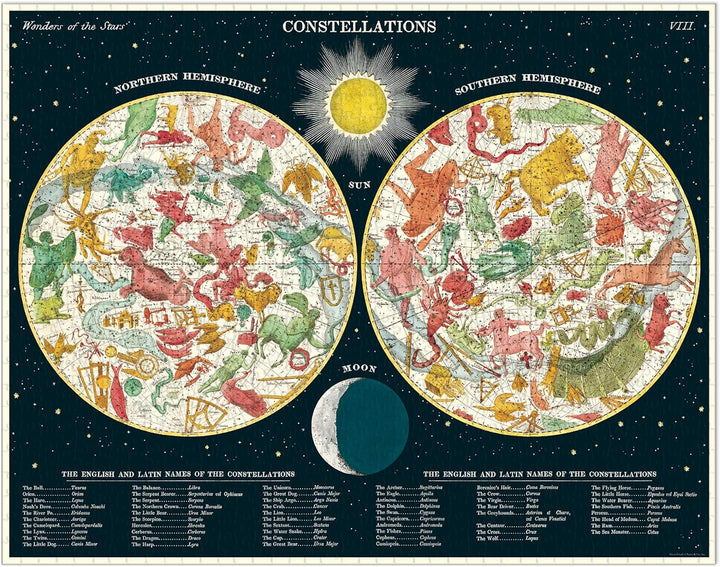 Constellations Vintage Puzzle, 1000 Pieces