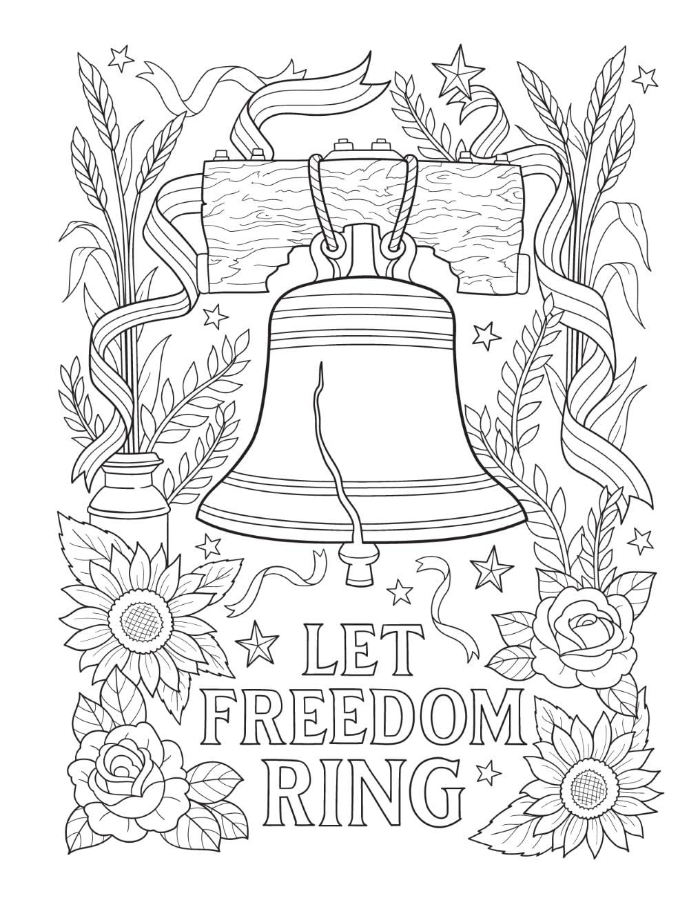 Americana: A Coloring Book, A Tribute to 250 Years of American Life, Landmarks and Traditions
