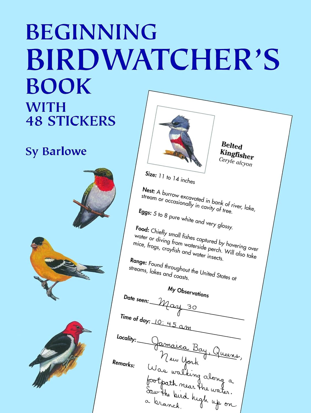 Beginning Birdwatcher's Book: With 48 Stickers