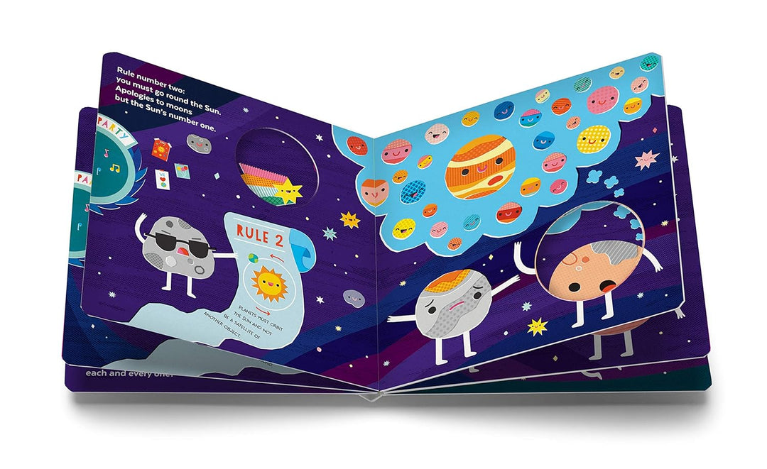 I Heart Pluto: A Rhyming Solar System Board Book with Unique Planet Cutouts