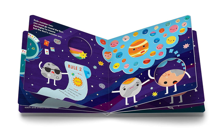 I Heart Pluto: A Rhyming Solar System Board Book with Unique Planet Cutouts