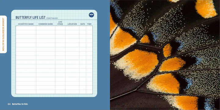 Butterflies for Kids: A Junior Scientist's Guide to the Butterfly Life Cycle and Beautiful Species to Discover