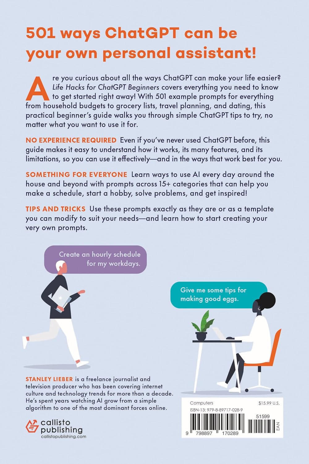 Life Hacks for ChatGPT Beginners: 501 Prompts to Make Your Life Easier