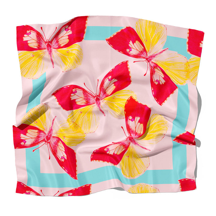 20" Silk Butterfly Scarf Cali Design