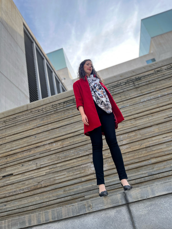 36" Silk Butterfly Scarf Odyssey Design