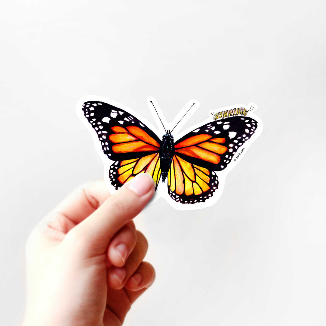 Monarch Butterfly Vinyl Sticker